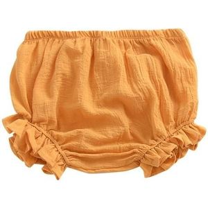 Pure kleur katoen en linnen kant casual driehoek shorts (kleur: gember grootte: 70)