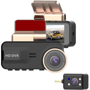 F22 3.16 inch 1080p HD Night Vision Driving Recorder  Standaardversie met in-Car View Camera