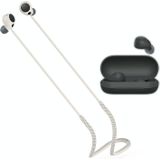 Voor Sony WF-C700B/WFC-700N 2 stks Bluetooth Headset Siliconen Anti-verloren Touw (Beige)