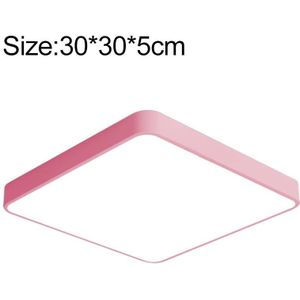 Macaron LED vierkante plafondlamp  3-kleuren licht  grootte: 30cm