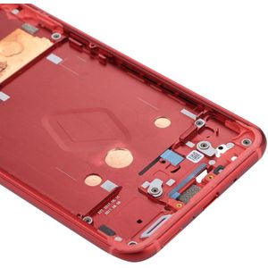 voor HTC U11 Front behuizing LCD Frame Bezel Plate(Red)