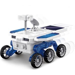 Kinderen DIY Solar Mars Exploration Car Toy Puzzle Science Education Geassembleerd 4-Wheel Drive Electric Model