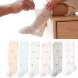 6 paar babykousen anti-mug dunne katoenen babysokken  Toyan sokken: S 0-1 jaar oud (wit ijs)