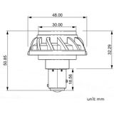 SMCP-7770 Angel Eye LED Motorfiets Licht Elektrische Auto Licht Accessoires Universele Achterlichten