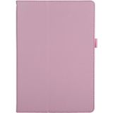 Voor Lenovo Tab 4 10 Plus (TB-X704) / Tab 4 10 (TB-X304) Litchi Texture Solid Color Horizontal Flip Leather Case met Holder & Pen Slot(Pink)