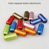 10 stuks aluminium metalen capsule gesp niet-bindende schoenveteraccessoires