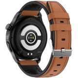 TK22 1 39 inch IP67 waterdichte lederen band smartwatch ondersteunt ECG / niet-invasieve bloedsuiker