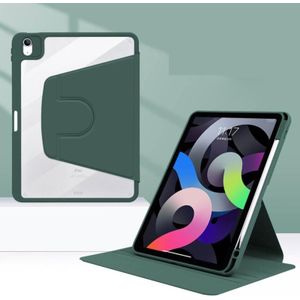 Acryl roterende lederen tablethoes voor iPad 10.2 2021 / 2020 / 2019