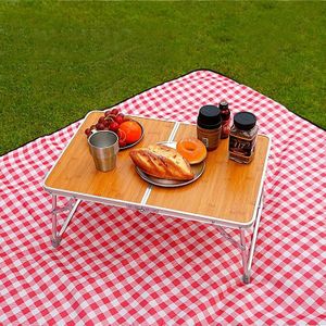 140x200 CM Camping Camping Moistureproof buiten picknick mat strandmat  specificaties (lengte * breedte): 140x200cm (picknick mat B rode Plaid)