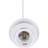 E27 lamp houder DIY plafond kroonluchter gloeilampen schroef base socket  kabel lengte: 1M (wit)