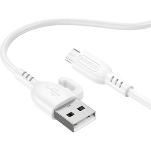 Borofone BX91 USB naar Micro USB-symbool 2.4A oplaadgegevenskabel  lengte: 1m