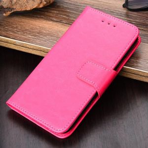 Voor Samsung Galaxy Note10 + Crystal Texture Horizontale Flip Lederen Case met Houder & Card Slots & Portemonnee (Rose Red)