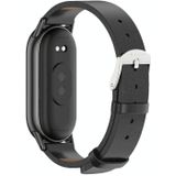 Voor Xiaomi Mi Band 8 Mijobs Microfiber PU lederen horlogeband