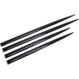 4 STKS auto auto deur kant rand metalen anti-kras Body Guard bescherming strip sticker (zwart)