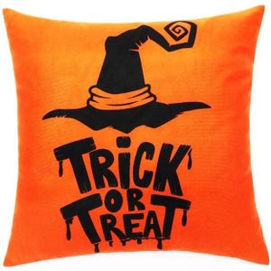 2 STUKS SYSDWS22 45x45cm Halloween Decoratie Woonkamer Sofa Party Kussensloop Zonder Pillow Core (Witchcher Hat)