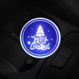 Auto AcrylicColorful USB lader water Cup Groove LED sfeer licht (Engelse boom)