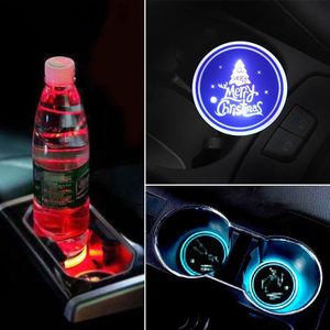 Auto AcrylicColorful USB lader water Cup Groove LED sfeer licht (Engelse boom)