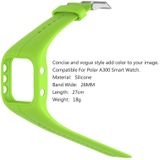 Slimme horloge Silicome polsband horlogeband voor POLAR A300 (Army Green)