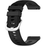 Voor Garmin Venu 2Plus 20mm Cross getextureerde siliconen horlogeband