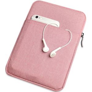 Schokbestendig canvas + ruimte katoen + pluche beschermhoes voor iPad Air 10 5 inch 2019 (roze)