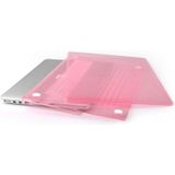 MacBook Pro Retina 15.4 inch Kristal structuur hard Kunststof Hoesje / Case (roze)