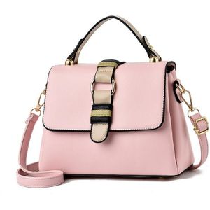08818 Multifunctional Lady Small Square Handbag(Pink)