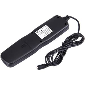 RST-7004 LCD Tijdsverloop Intervalmeter Digitale Timer Ontspanknop Afstandsbediening met N8 Kabel voor NIKON D3X/D3/D700/D300/D2X/D2H/D200/D1H/D1X/D800 Camera (zwart)