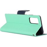 GOOSPERY FANCY DIARY For Galaxy S20+ Horizontal Flip PU Leather Case  with Holder & Card Slots & Wallet(Mint Green)