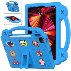 Handvat Kickstand Kinderen EVA Schokbestendig Tablet Case Voor iPad Pro 11 2018/2020/2021 (Hemelsblauw)