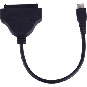 USB-C / Type-C 3.1 Male naar SATA (15 Pin + 7 Pin) HDD Data Converter Kabel  Lengte: 20cm