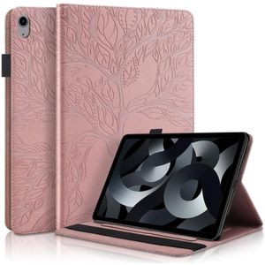 Voor iPad 2022 Life Tree Series Horizontale Flip Leather Case met Houder (Rose Gold)