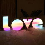 HS-1255 Bruiloft Valentine Day Confession Love LED Letter Lamp Liefde Thema Modellering Lamp (C)