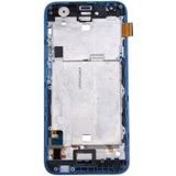 Originele LCD-scherm en Digitizer met Frame voor HTC Desire 620 (wit + blauw)