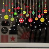 Venster glazen deur verwisselbare kerst Festival muur sticker Decoretion (6258)