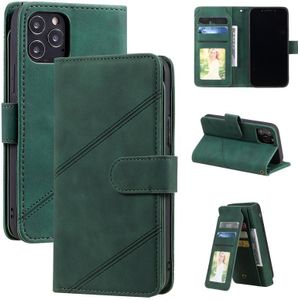 Huid Feel Business Horizontal Flip PU Lederen Case met Houder & Multi-Card Slots & Wallet & Lanyard & Fotolijst voor iPhone 12 Mini