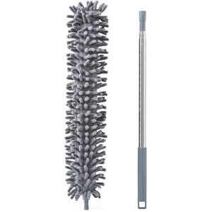 Intrekbare stof duster Chenille Desktop Vegen Huishoudelijke Schoonmaak Veer Duster  Kleur: 2.5m