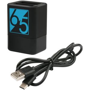 GoPro HERO 5 Dual batterijen lader met USB-C / kabel Type-C