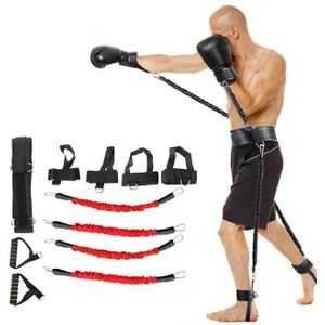 Bounce Trainer Fitness Resistance Band Boxing Pak Latex Buis Tension Touw Been Taille Trainer  Gewicht: 100 pond