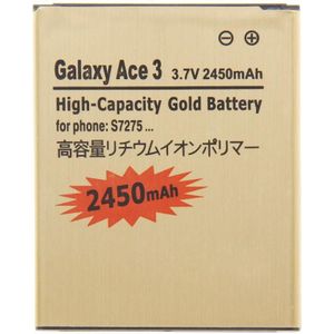 2450mAh hoge capaciteit Gold Business batterij voor Galaxy Ace 3/S7275 (Europese versie)