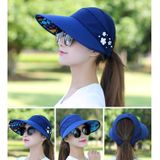 Vrouwen zomer casual uitgaan ultraviolet-proof Koreaanse stijl gevouwen zon blok hoed ademend en licht