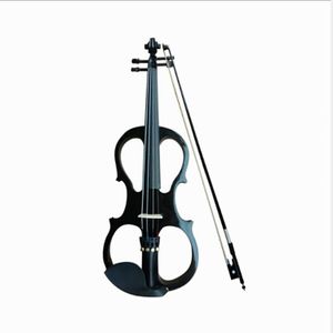 YS030 4/4 houten handleiding elektronische viool voor beginners  met tas (zwart)