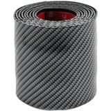 6 m auto bumper anti-botsing strip  kleur: koolstofvezel zwart 10cm