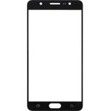 10 PCS front screen buiten glazen lens voor Samsung Galaxy J7 Max (zwart)