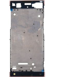 voor Sony Xperia XA1 Front behuizing LCD Frame Bezel plaat (Rose goud)