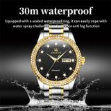 OLEVS 7003 heren multifunctioneel waterdicht mechanisch horloge (goud + zwart)