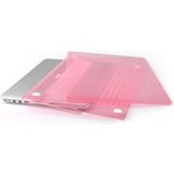 MacBook Pro Retina 13.3 inch Kristal structuur hard Kunststof Hoesje / Case (roze)