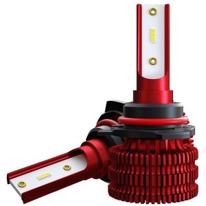 2 stuks KINGSOFE K5 9006/HB4 DC9-36V/18W/2000LM/6000K IP68 auto LED koplamp lampen (koel wit)