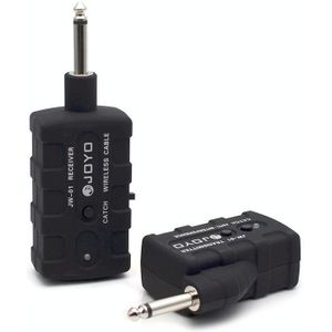 JOYO JW-01 Low Noise Portability Guitar Wireless Audio Transmitter Audio Receiver  Plug:EU Plug(Black)