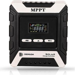 MPPT Solar Controller 12V / 24V / 48V automatische identificatie laadregelaar met dubbele USB-uitgang  model: 80A