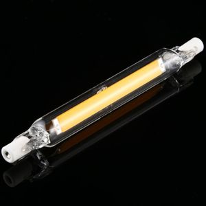R7S 7W 500LM 118mm COB LED lamp glas buis vervanging halogeen lamp spot licht  warm licht